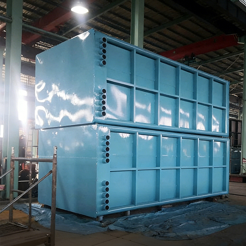 Sintering Boiler Panas Limbah pada Saluran Gas Buang Utama